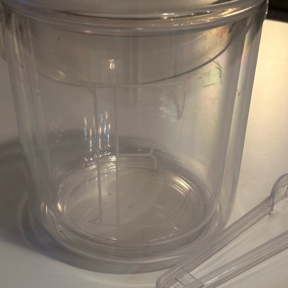 Personalized Monogram Initial Letter E Acrylic I’ve Bucket and Tongs - Picture 4 of 4